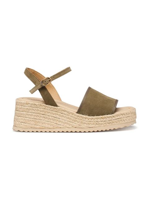 Geox sandały espadrylowe damskie skórzane D ALEMERIA - zdjęcie produktu nr 2