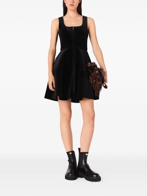 Maje zip-fastening sleeveless mini dress - Black - zdjęcie produktu nr 2
