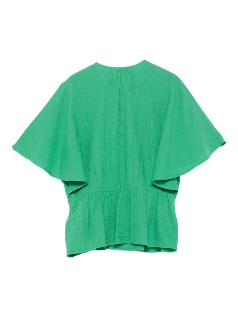 Ba&Sh lace-up detail blouse - Green - zdjęcie produktu nr 2