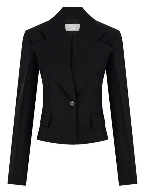 Ferragamo cropped blazer - Black - zdjęcie produktu nr 1
