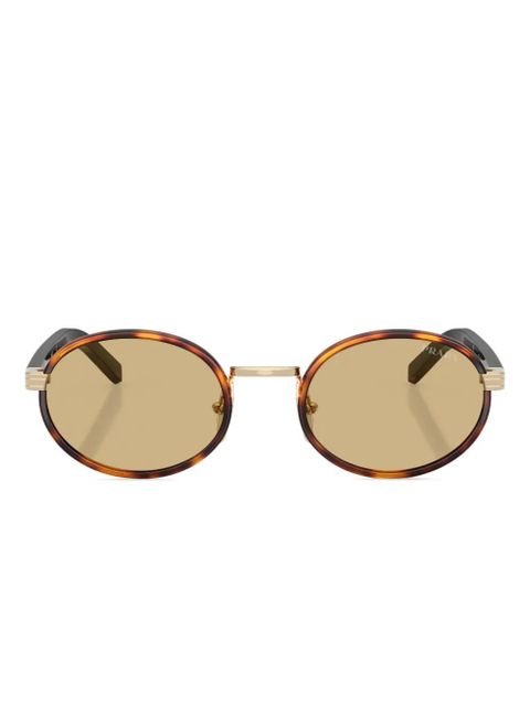 Prada Eyewear tortoiseshell round-frame sunglasses - Brown - zdjęcie produktu nr 1