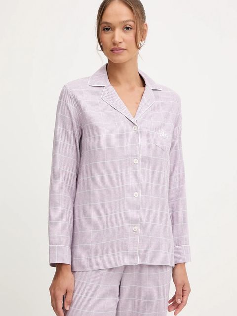 Lauren Ralph Lauren piżama damska kolor fioletowy ILN92448