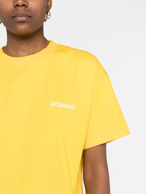 Jacquemus Le T-shirt Jacquemus logo-print top - Yellow