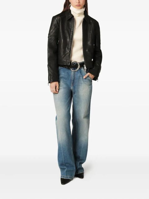 Ba&Sh patch-pocket denim jeans - Neutrals