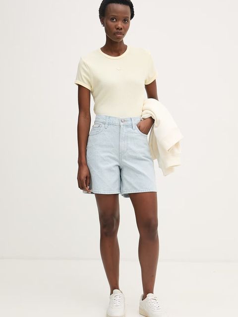 Calvin Klein Jeans szorty damskie jeansowe - zdjęcie produktu nr 1