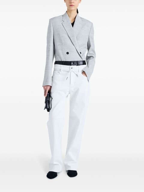 Proenza Schouler Hadley mélange-effect blazer - Grey - zdjęcie produktu nr 2