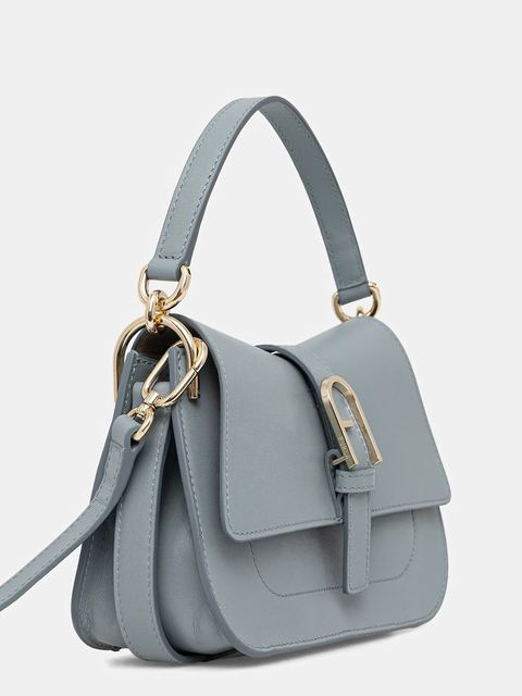 Furla torebka skórzana kolor niebieski WB01032.BX2045.3963S - zdjęcie produktu nr 2
