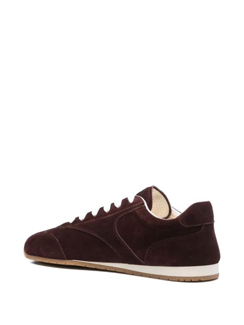 Prada suede lace-up sneakers - Red