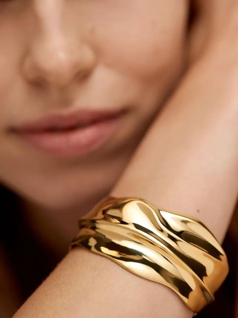 Monica Vinader Nomade cuff bracelet - Gold - zdjęcie produktu nr 1