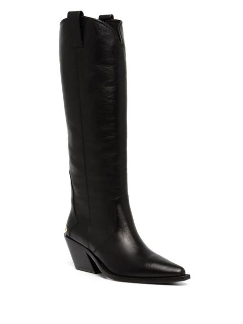 ANINE BING Tania cowboy boots - Black
