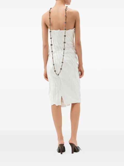Versace knot dress - White