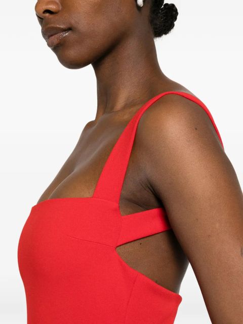 Solace London Lottie maxi dress - Red