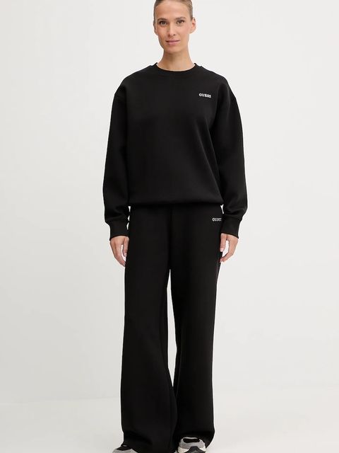 Guess bluza AURELIA damska kolor czarny gładka V5BQ05 K1971 - zdjęcie produktu nr 2