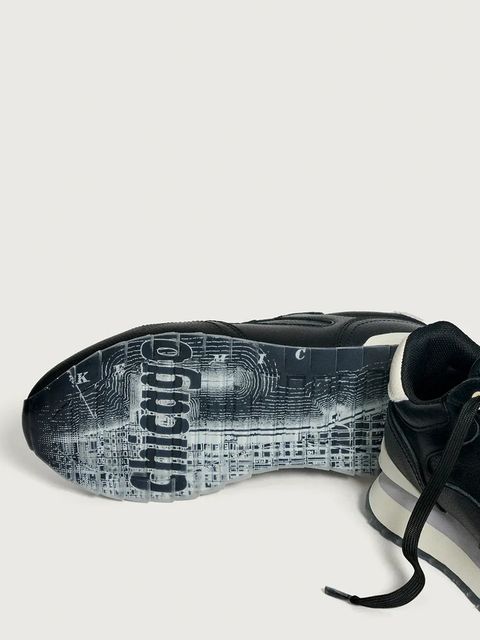 Hoff sneakersy skórzane CITY CHICAGO WOMAN damskie kolor czarny 22502021