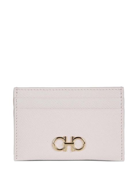 Ferragamo Gancini leather cardholder - Pink - zdjęcie produktu nr 1