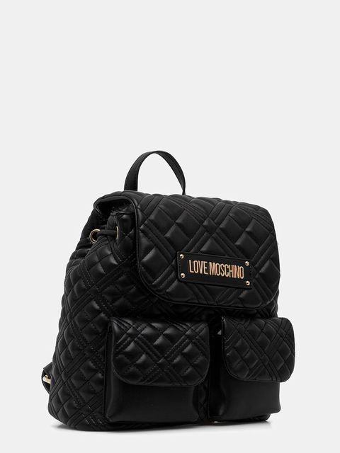 Love Moschino plecak damski kolor czarny mały gładki JC4119PP0NLA0000 - zdjęcie produktu nr 2