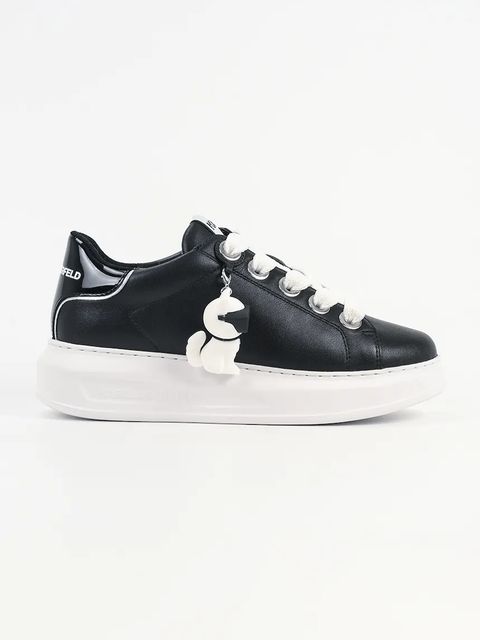 Karl Lagerfeld sneakersy skórzane KAPRI damskie kolor czarny KL62536C - zdjęcie produktu nr 1