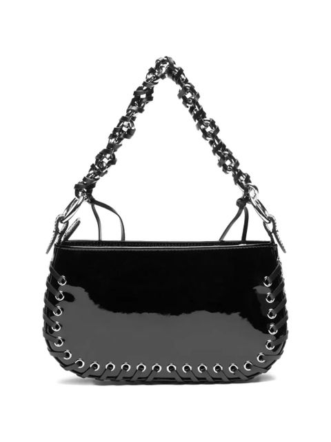 Blumarine mini Toy eyelet-embellishment shoulder bag - Black