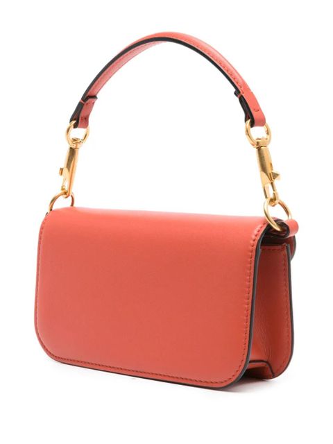 Valentino Garavani Locò VLogo-plaque crossbody bag - Orange