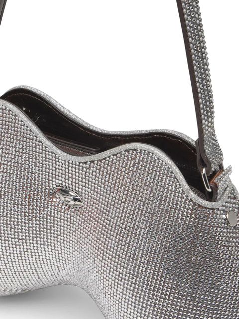 Diesel Double-D shoulder bag - Silver