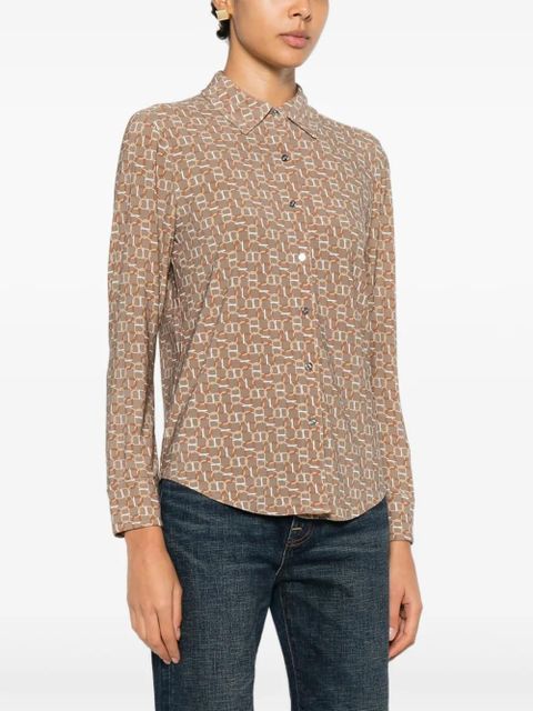Lauren Ralph Lauren long sleeve patterned shirt - Brown - zdjęcie produktu nr 2