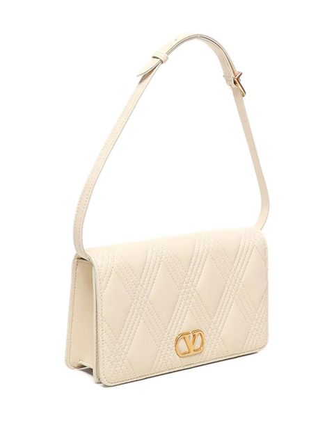 Valentino Garavani small Quiltie 67 shoulder bag - Neutrals