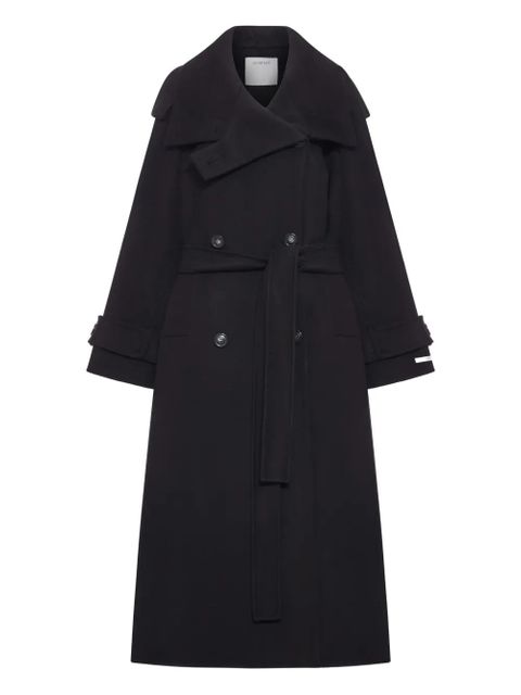 Sportmax double-breasted belted coat - Black - zdjęcie produktu nr 1