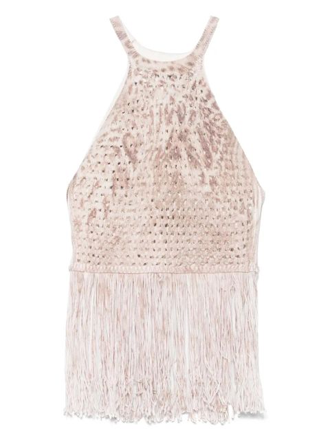 Blumarine open-knit top - Neutrals - zdjęcie produktu nr 1
