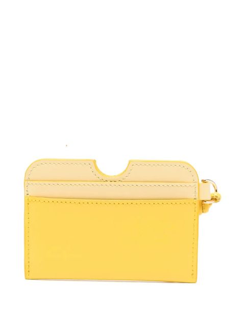 FENDI FF Diamonds flower-detail card holder - Yellow - zdjęcie produktu nr 2