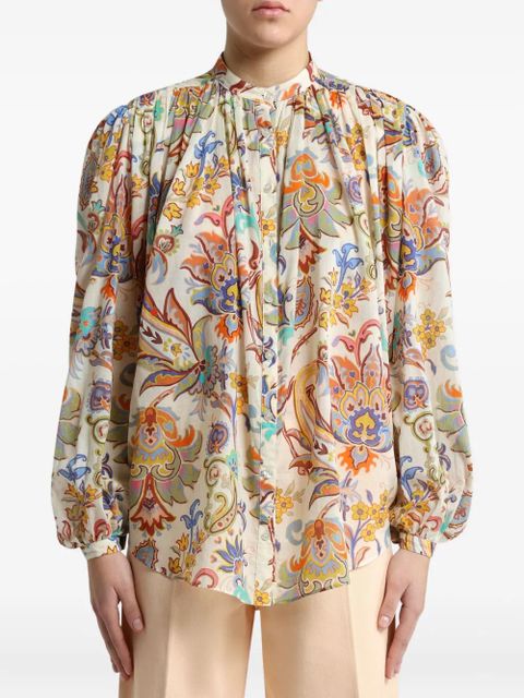ETRO printed voile shirt - Neutrals - zdjęcie produktu nr 2
