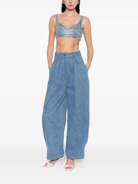 Self-Portrait denim top - Blue - zdjęcie produktu nr 2