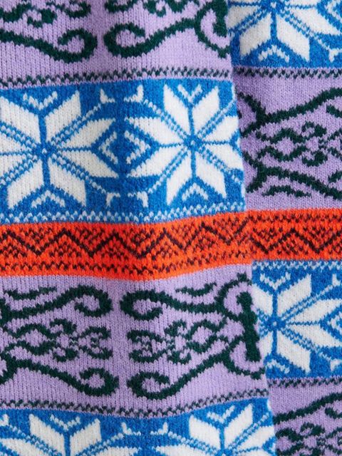 Essentiel Antwerp multicolored-stripes scarf - Purple - zdjęcie produktu nr 2