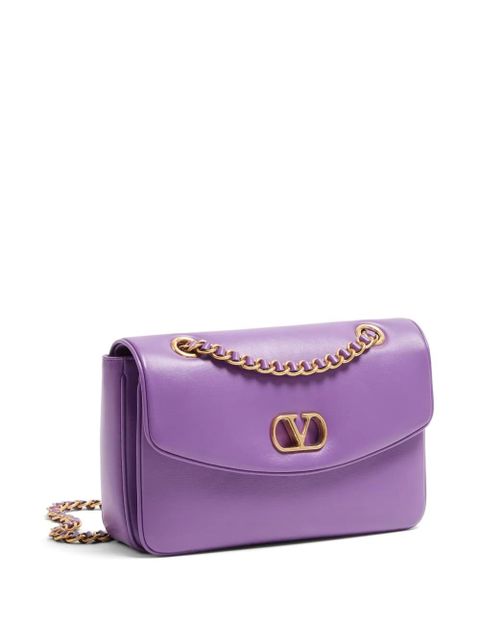 Valentino Garavani Djuna medium chain bag in nappa leather - Purple