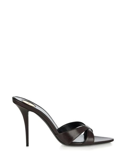Saint Laurent Kirat leather sandals - Brown - zdjęcie produktu nr 1