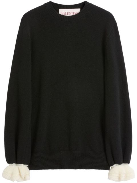 Valentino Garavani wool-mohair sweater - Black