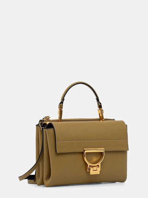 Coccinelle torebka skórzana kolor zielony E1 MD5 55 B7 01