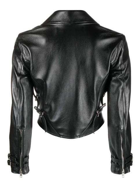 Givenchy leather cropped jacket - Black - zdjęcie produktu nr 2