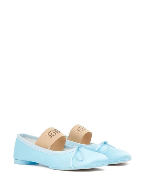 MM6 Maison Margiela Anatomic ballerina shoes - Blue - zdjęcie produktu nr 2