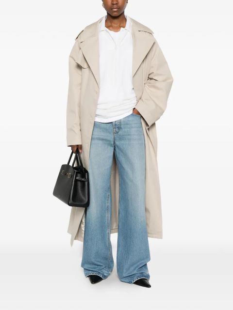 The Frankie Shop Tala long-sleeve polo shirt - White - zdjęcie produktu nr 2