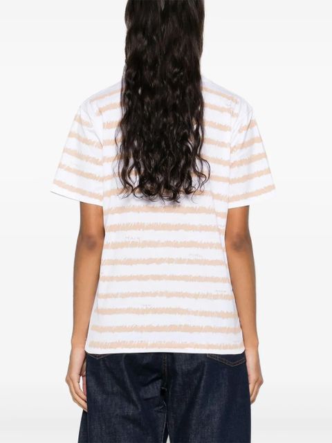Marni Scribble Stripes T-shirt - White