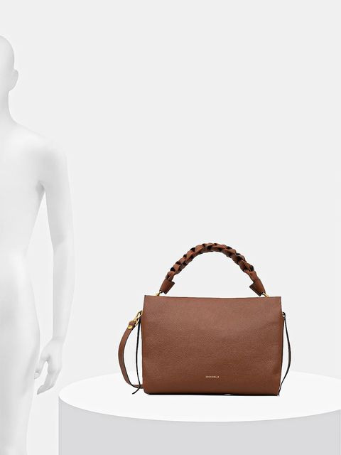 Coccinelle torebka skórzana kolor brązowy E1 M50 19 02 01