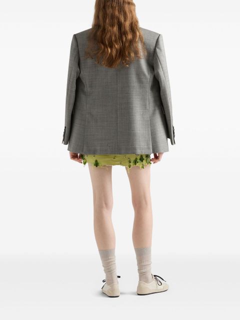 Prada double-breasted blazer - Grey