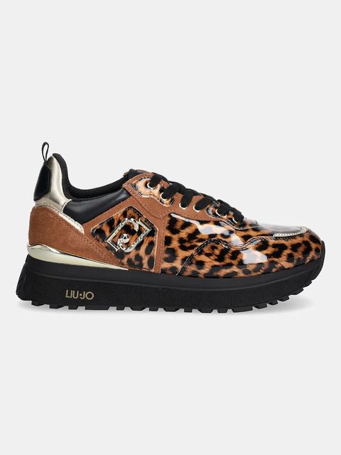 Liu Jo sneakersy LIU JO MAXI WONDER 01 damskie kolor brązowy BF5009EX332S19C1