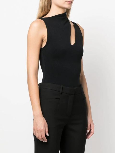 MANURÍ Bambina asymmetrical-neckline top - Black - zdjęcie produktu nr 2