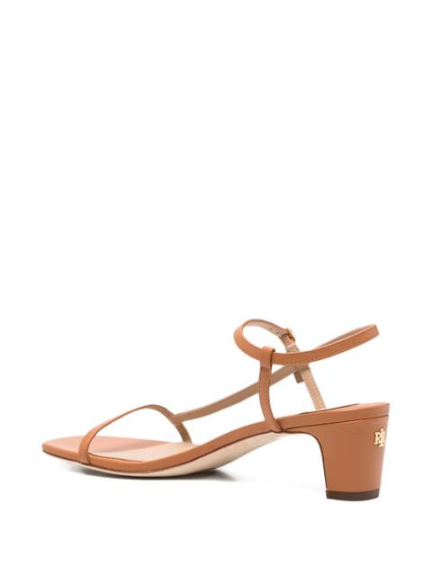 Lauren Ralph Lauren Lainee strappy leather sandals - Brown