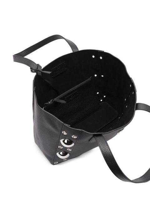 Valentino Garavani Nellcôte leather tote bag - Black