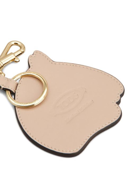 Tod's horse-charm keyring - Neutrals