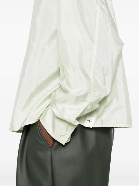 Jil Sander satin shirt - Green