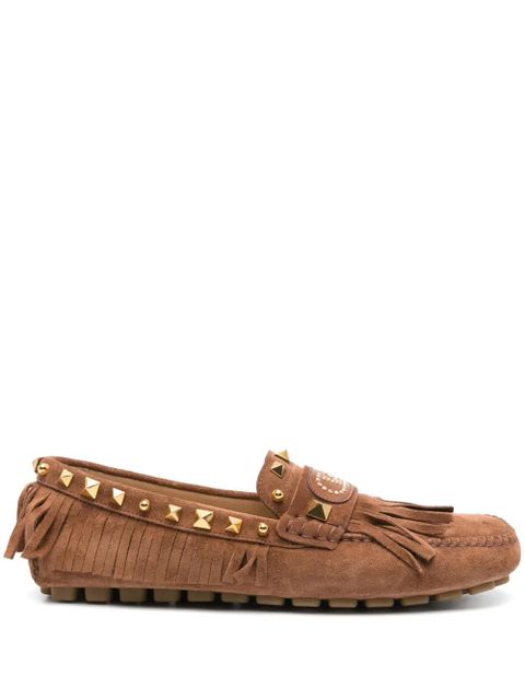 Valentino Garavani Rockstud loafers - Brown - zdjęcie produktu nr 1