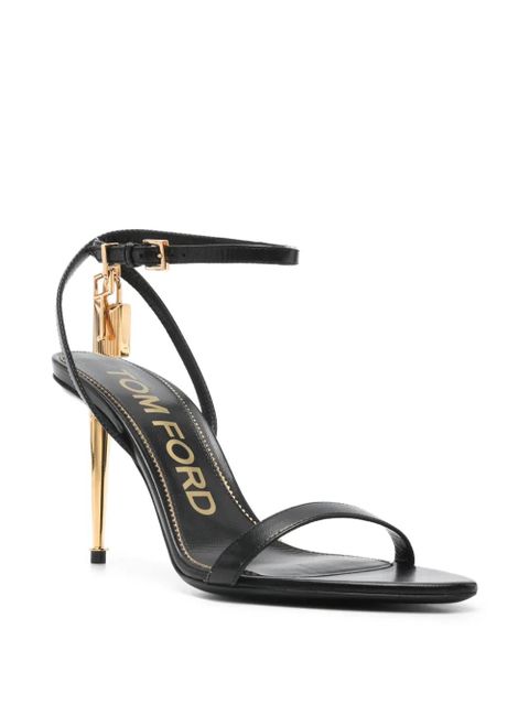 TOM FORD Padlock ankle-strap sandals - Black - zdjęcie produktu nr 2